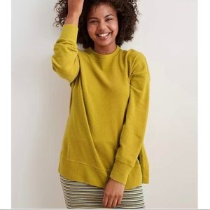 Aerie Oversized Desert Loca Verde Sweatshirt